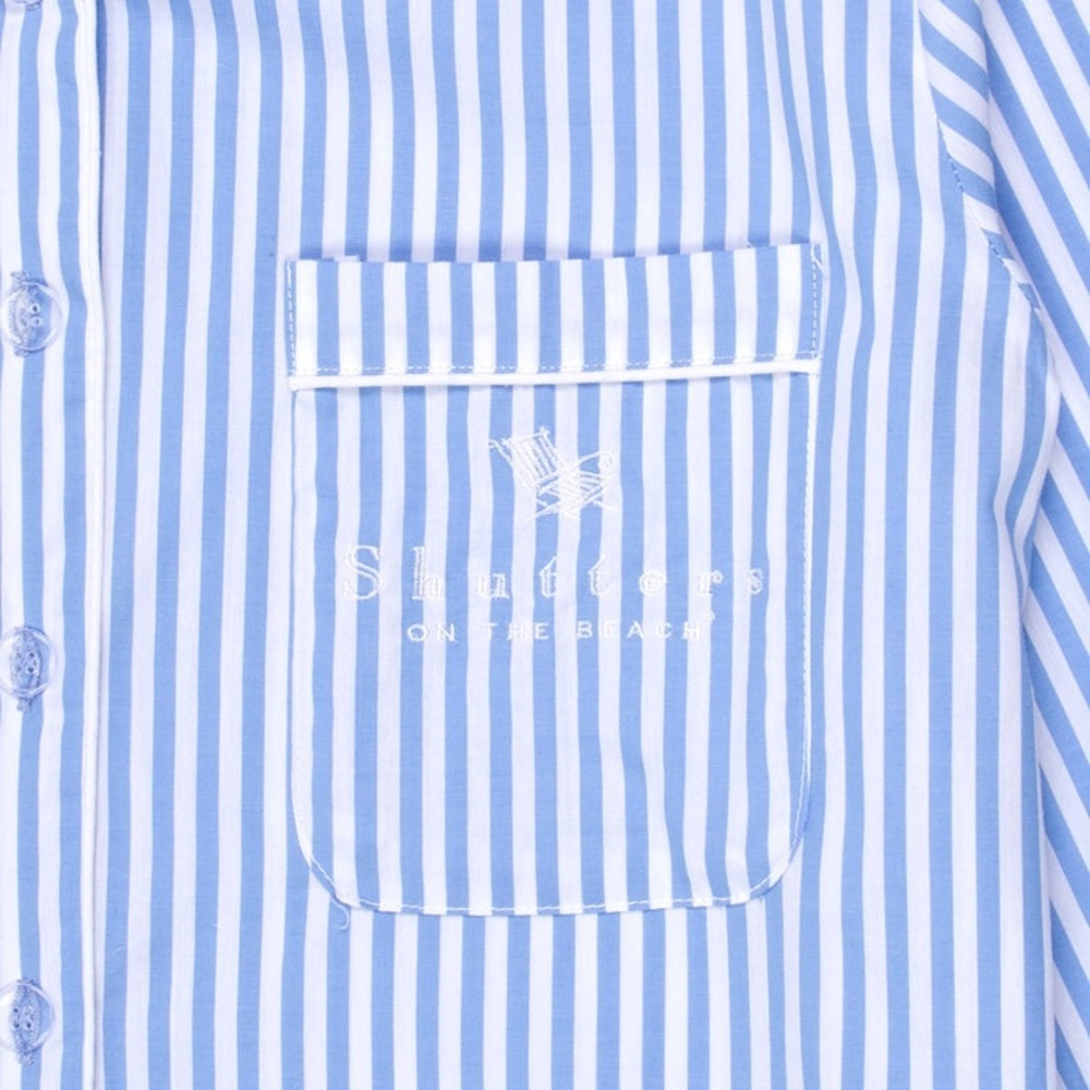 NWT Sant and Abel BRADDOCK Classic Night Shirt SHUTTERS HOTEL Size Medium - Picture 4 of 9